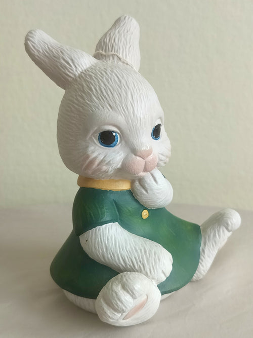 Påskkanin – charmig second hand-prydnad